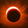 Solar Eclipse Rays paint by numbers