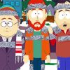 Southpark Old Characters paint by number