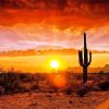 Southwestern Sunset paint by numbers