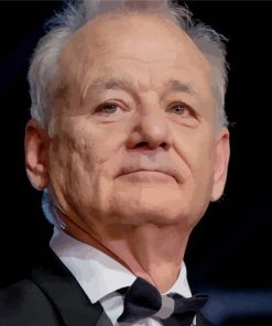 The Actor Bill Murray paint by number