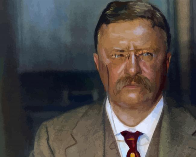 Theodore Roosevelt paint by number