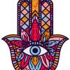 Traditional Hamsa paint by numbers