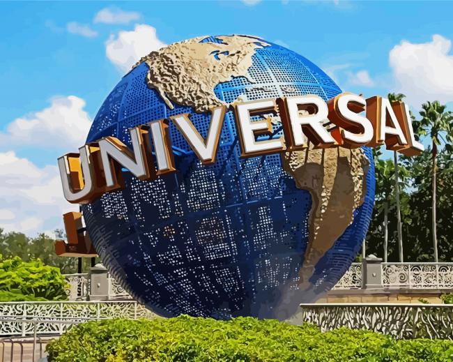 Universal Studios Florida Orlando paint by number