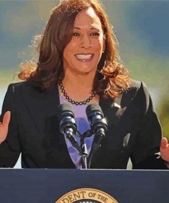 Vice President Of US Kamala paint by number
