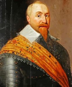 Vintage Gustavus Adolphus paint by number