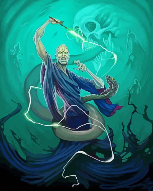 Voldemort The Villain paint by number