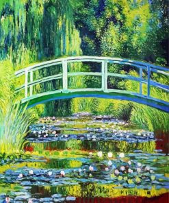 Water Lillies Pond By Claude Monet Art paint by numbers