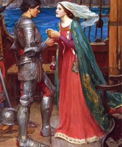 Waterhouse Tristan And Isolde paint by number