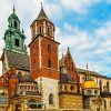 Wawel Krakow Poland Cathedral paint by numbers