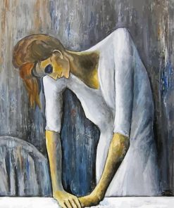 Woman Ironing By Pablo Picasso paint by numbers