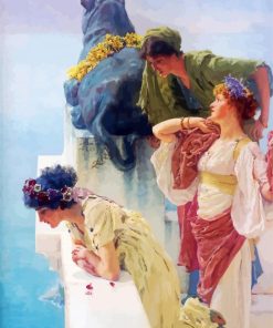A Coign Of Vantage By Alma Tadema paint by numbers