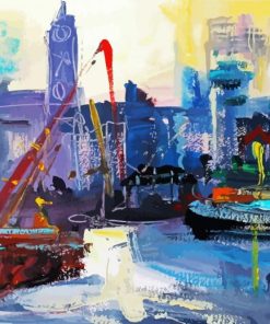 Abstract London Art paint by numbers