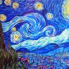 Abstract The Starry The Night paint by numbers