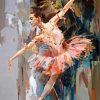 Abstract Woman Dancing Balley paint by numbers
