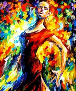 Abstract Woman Dancing paint by numbers