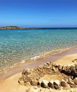 Fig Tree Bay Beach paint by numbers