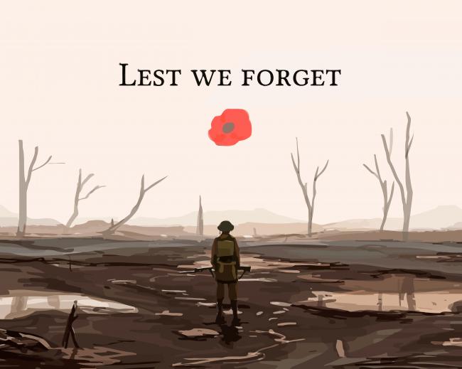 Lest We Forget Art paint by numbers