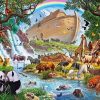 Noahs Ark And Animals paint by numbers