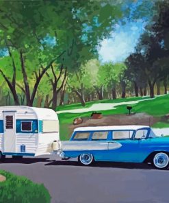 Travel Trailer paint by numbers
