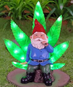 Garden Gnome Smoking paint by numbers