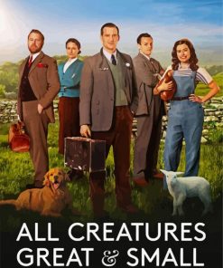 All Creatures Great And Small Characters Movie Art paint by numbers