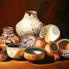 American Indian Pottery Art paint by number