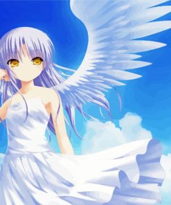 Anime Angelic Girl paint by number