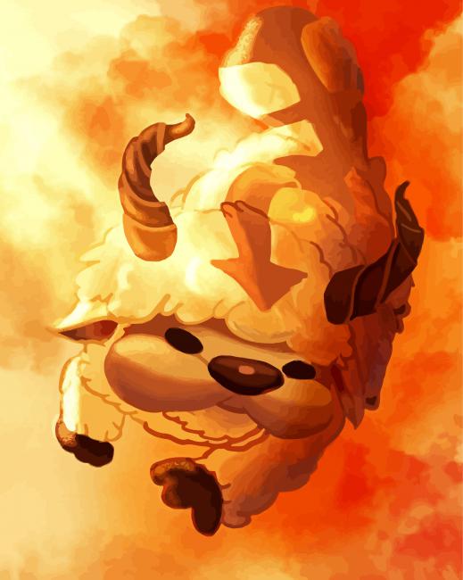 Appa From Avatar Anime paint by numbers