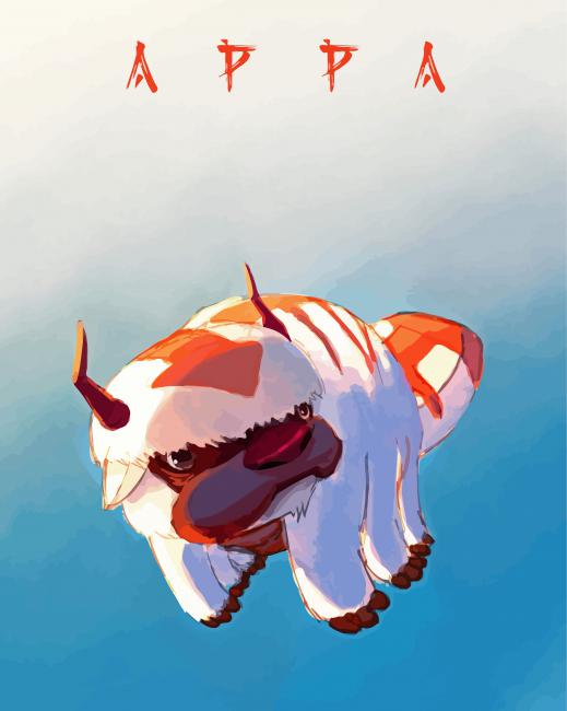 Appa Poster paint by numbers