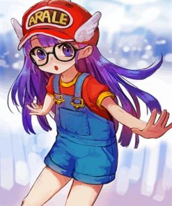 Arale Norimaki paint by number