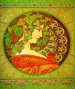Artistic Nouveau Ivy paint by numbers