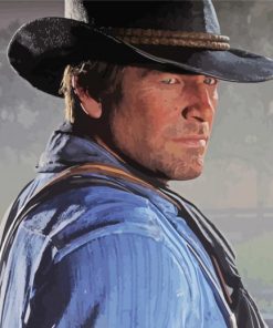 Arthur Morgan Character paint by number