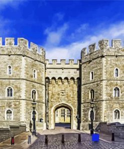 Asethetic Windsor Castle paint by numbers