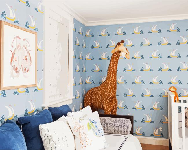 Baby Nursery Room paint by number