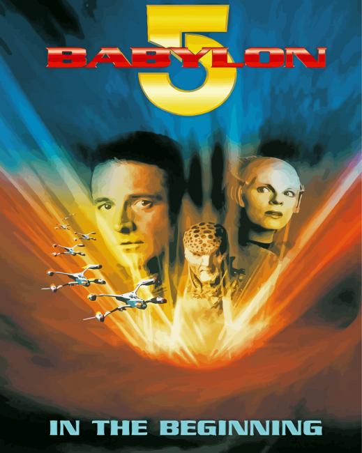 Babylon 5 Serie Poster paint by number