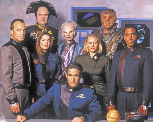 Babylon 5 Serie paint by number