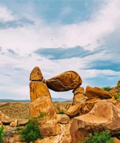Balance Rock In Big Bend National Park paint by numbers