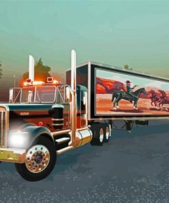 Bandit Truck paint by number
