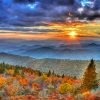 Beautiful Virginia Mountains At Sunset paint by numbers