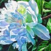 Beautiful White Peony paint by numbers