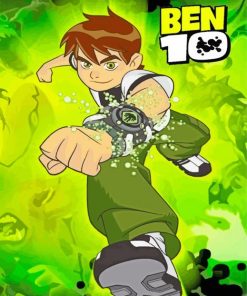 Ben 10 Poster paint by number