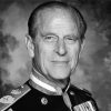 Black And White Duke Of Edinburgh Prince Philip paint by number