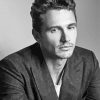 Black And White James Franco paint by number