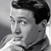 Black And White James Stewart Actor paint by number