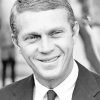 Black And White Steve Mcqueen paint by number