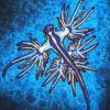 Blue Glaucus Nudibranch paint by numbers
