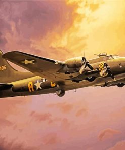 Boeing Memphis Belle B17 Bomber paint by number