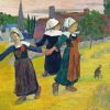 Breton Girls Dancing Pont Aven Gauguin paint by number