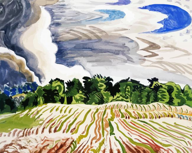Burchfield Art paint by numbers