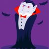Cartoon Dracula Vampire paint by number